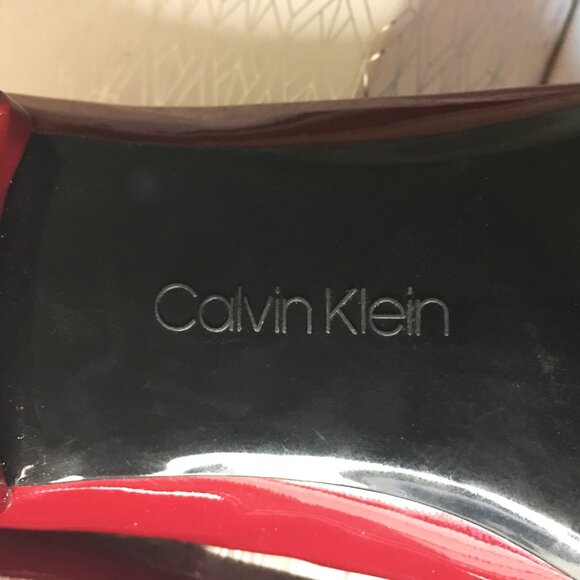 CALVIN KLEIN "Arline" Patent Leather Flats Size 8 NEW!!! - Picture 12 of 13